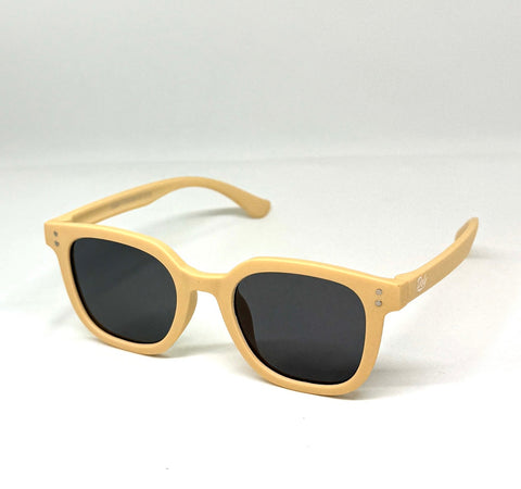 DEFY EMPIRE KENSHO KIDS - MATTE SAHARA SAND / GREY POLARIZED SUNGLASS