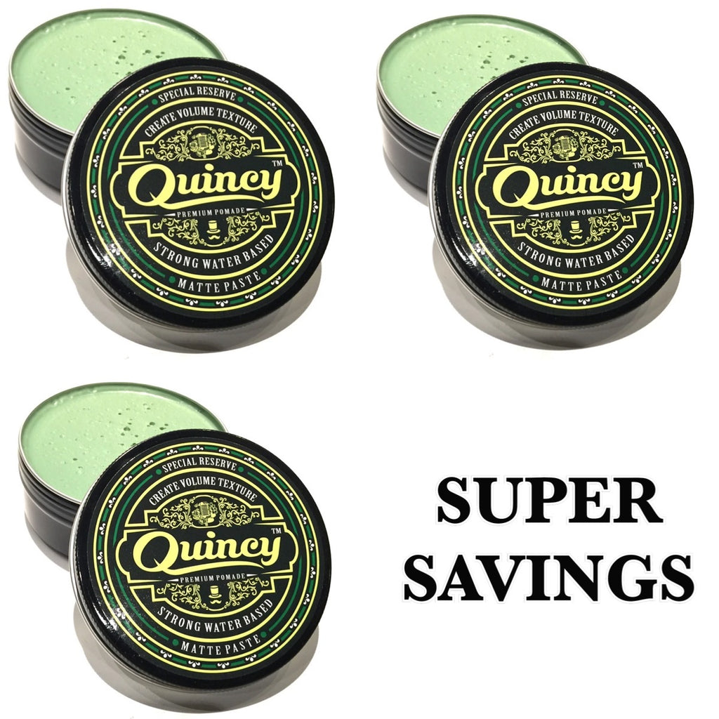 BUNDLE DEAL - 3 QUINCY SPECIAL RESERVE MATTE PASTE 150ML BEST SAVINGS