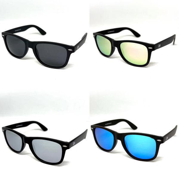 DEFY EMPIRE FLORIDA - MATTE BLACK / SILVER MIRROR POLARIZED SUNGLASS