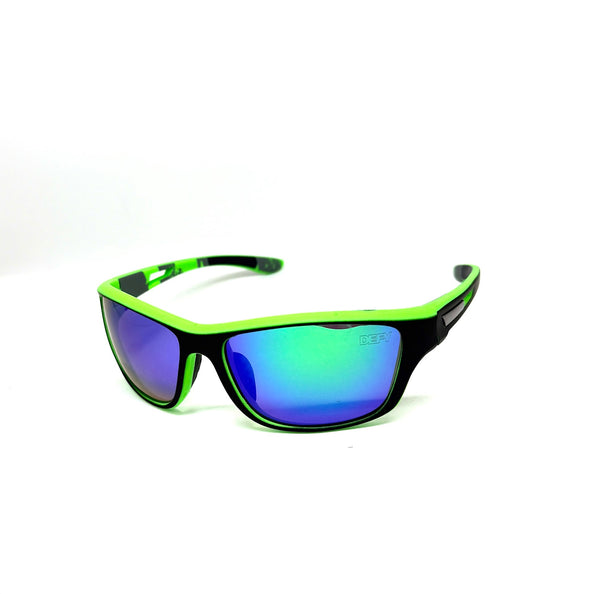 DEFY EMPIRE VIRGINIA THUNDERHAWK MATTE BLACK GREEN MIRROR POLARIZED