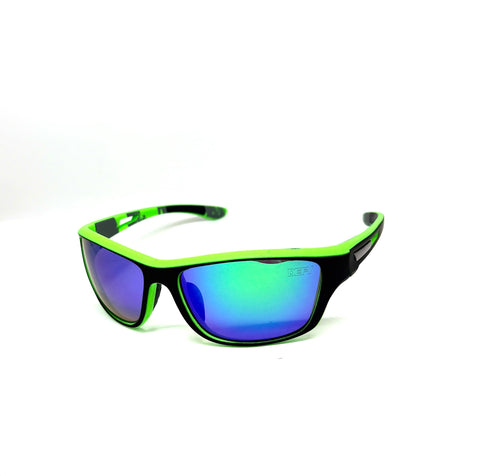 DEFY EMPIRE VIRGINIA THUNDERHAWK MATTE BLACK GREEN MIRROR POLARIZED