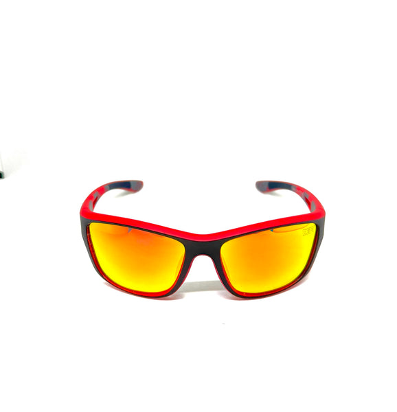 DEFY EMPIRE VIRGINIA THUNDERHAWK MATTE BLACK RED MIRROR POLARIZED