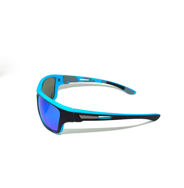 DEFY EMPIRE VIRGINIA THUNDERHAWK MATTE BLACK BLUE MIRROR POLARIZED