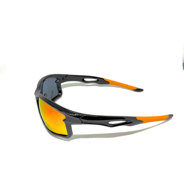 DEFY EMPIRE CAROLINA REAPER GLOSS BLACK FIRE RED MIRROR POLARIZED