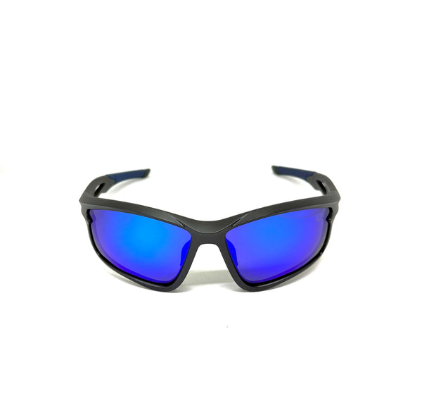 DEFY EMPIRE CAROLINA REAPER MATTE BLACK BLUE MIRROR POLARIZED