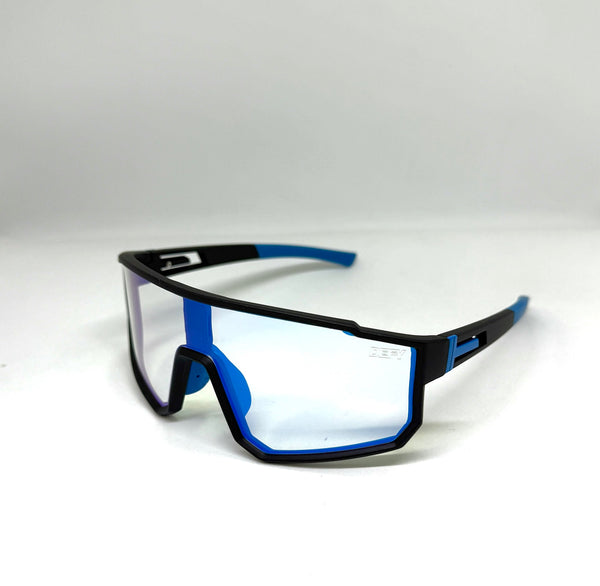 DEFY EMPIRE NEVADA STARFIRE PHOTOCHROMIC MATTE BLACK BLUE MIRROR