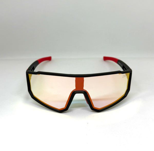 DEFY EMPIRE NEVADA STARFIRE PHOTOCHROMIC MATTE BLACK RED MIRROR