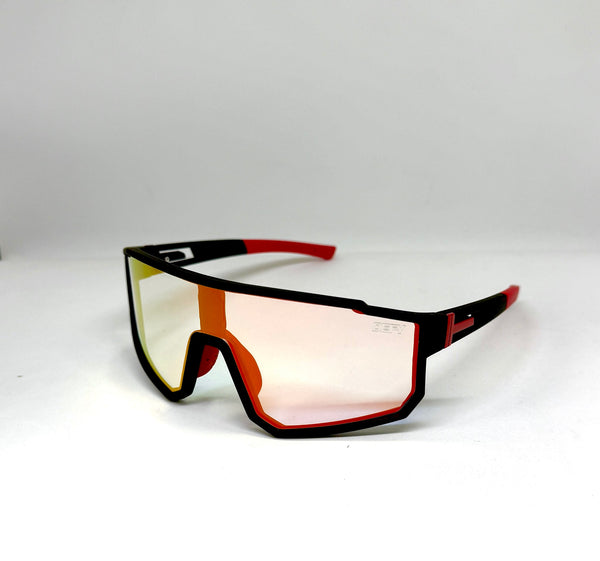 DEFY EMPIRE NEVADA STARFIRE PHOTOCHROMIC MATTE BLACK RED MIRROR