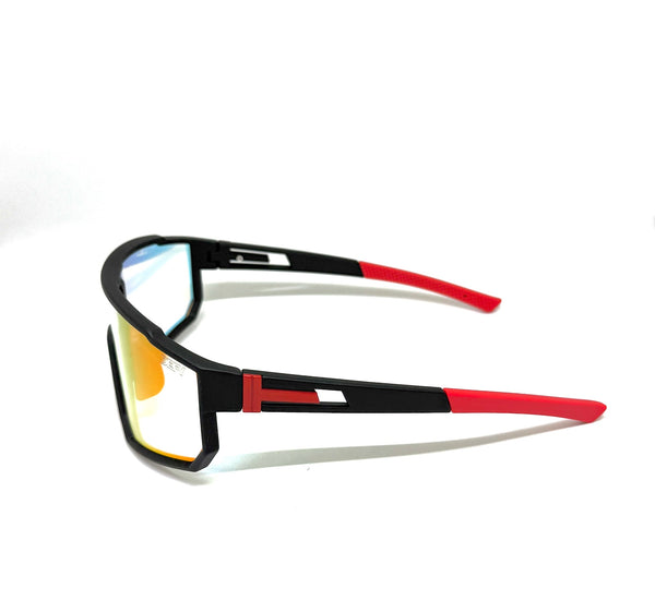 DEFY EMPIRE NEVADA STARFIRE PHOTOCHROMIC MATTE BLACK RED MIRROR