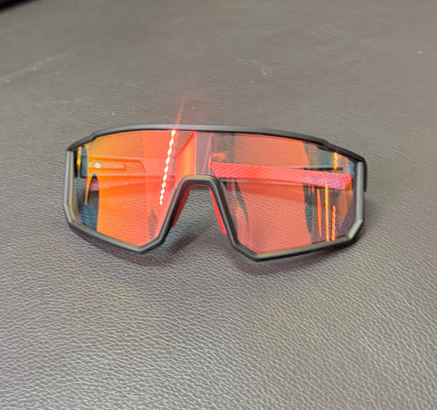 DEFY EMPIRE NEVADA STARFIRE PHOTOCHROMIC MATTE BLACK RED MIRROR