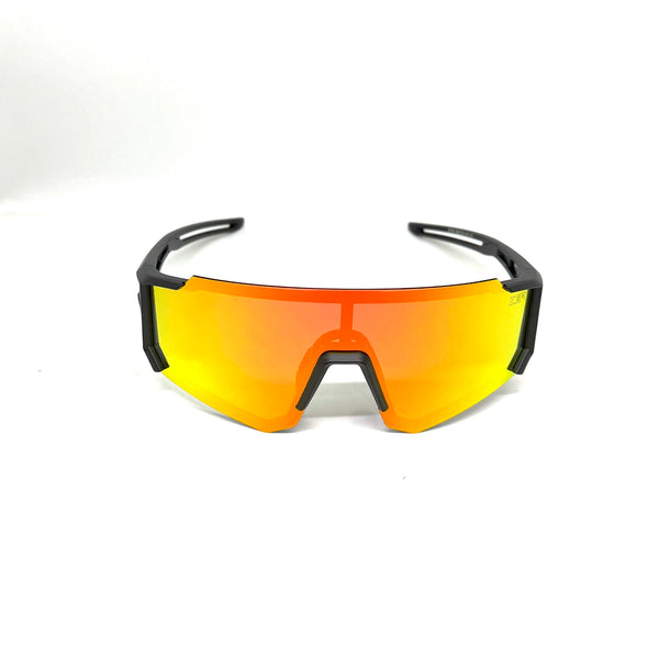 DEFY EMPIRE ARIZONA SKYFIRE POLARIZED MATTE BLACK FIRE RED MIRROR