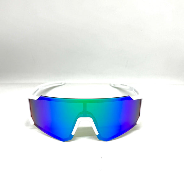DEFY EMPIRE ARIZONA SKYFIRE POLARIZED MATTE WHITE GREEN MIRROR