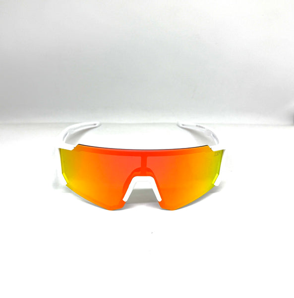 DEFY EMPIRE ARIZONA SKYFIRE POLARIZED MATTE WHITE FIRE RED MIRROR