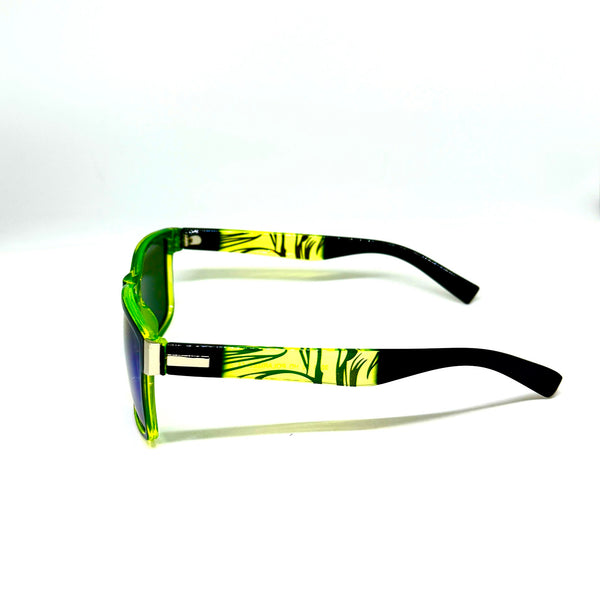 DEFY EMPIRE WAIKIKI POLARIZED - GLOSS BLACK GREEN MIRROR GREEN TIGER