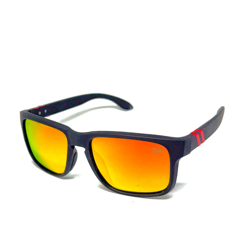 DEFY EMPIRE NASHVILLE POLARIZED - MATTE BLACK RED MIRROR