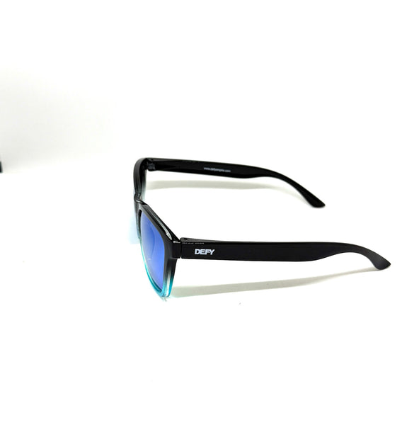 DEFY EMPIRE MALIBU POLARIZED - GLOSS BLACK GRADIENT BLUE MIRROR