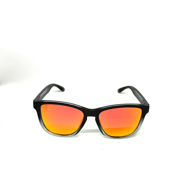 DEFY EMPIRE MALIBU POLARIZED - GLOSS BLACK GRADIENT RED MIRROR