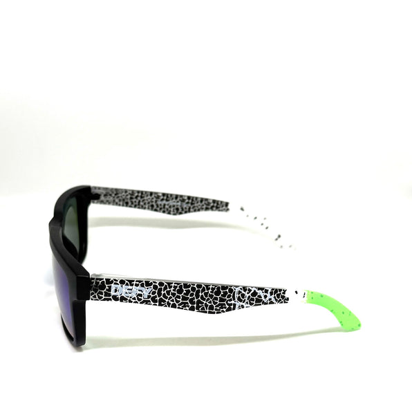 DEFY EMPIRE BROOKLYN SPECIAL EDITION SE - MATTE BLACK FRAME POLARIZED GREEN MIRROR LENSES SUNGLASS ELEPHANT LIMITED EDITION