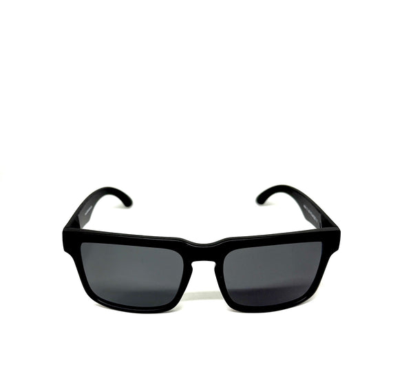 DEFY EMPIRE BROOKLYN SPECIAL EDITION SE - MATTE BLACK FRAME POLARIZED DARK GREY LENSES SUNGLASS