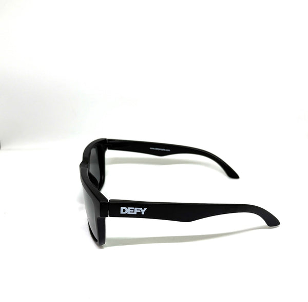 DEFY EMPIRE BROOKLYN SPECIAL EDITION SE - MATTE BLACK FRAME POLARIZED DARK GREY LENSES SUNGLASS