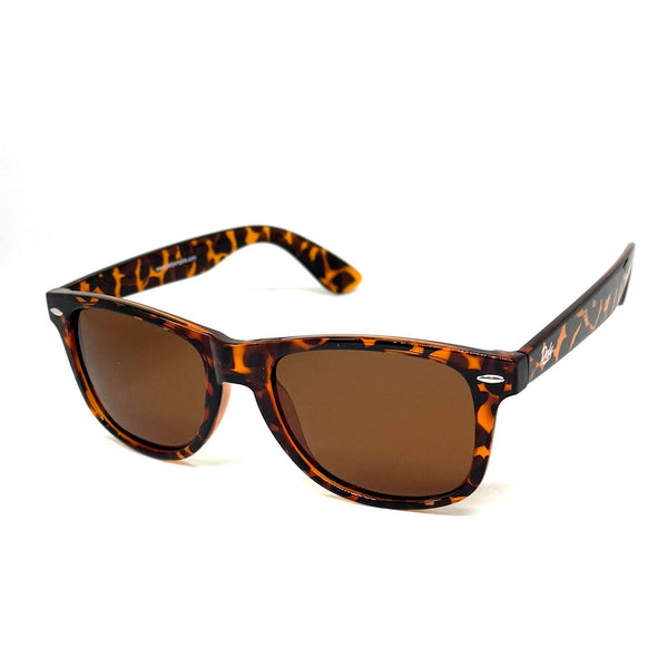 DEFY EMPIRE FLORIDA - GLOSS TORTOISE HAVANNA BRONZE POLARIZED SUNGLASS