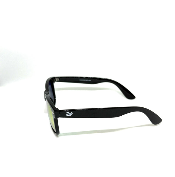 DEFY EMPIRE FLORIDA - GLOSS BLACK / ROSE PINK MIRROR POLARIZED SUNGLASS