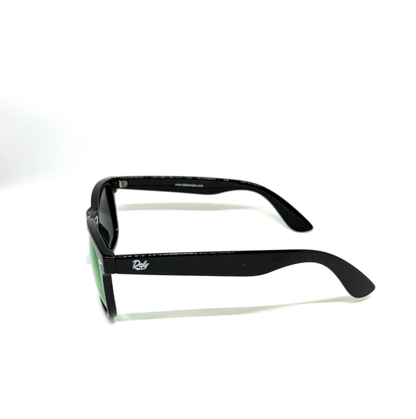 DEFY EMPIRE FLORIDA - GLOSS BLACK / PURPLE MIRROR POLARIZED SUNGLASS