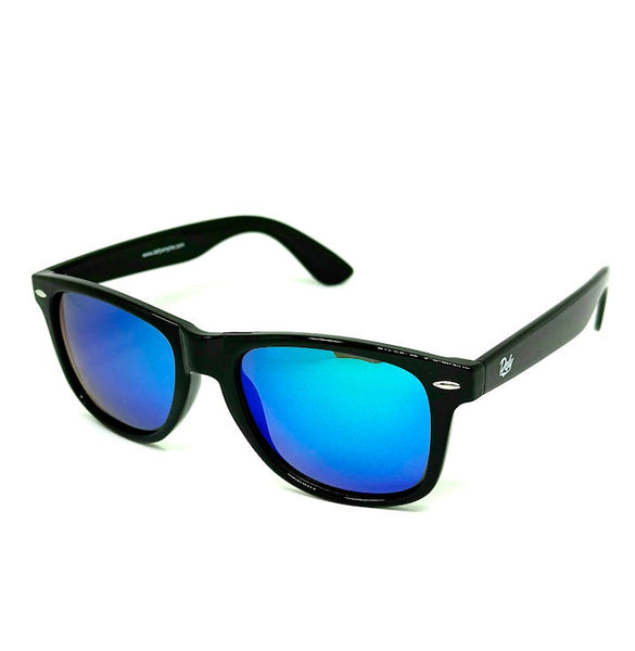 DEFY EMPIRE FLORIDA - GLOSS BLACK / GREEN MIRROR POLARIZED SUNGLASS