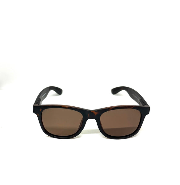 DEFY EMPIRE ORLANDO - MATTE TORTOISE HAVANNA FRAME POLARIZED BRONZE LENSES SUNGLASS