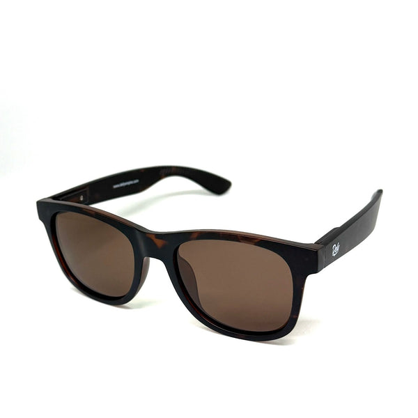 DEFY EMPIRE ORLANDO - MATTE TORTOISE HAVANNA FRAME POLARIZED BRONZE LENSES SUNGLASS