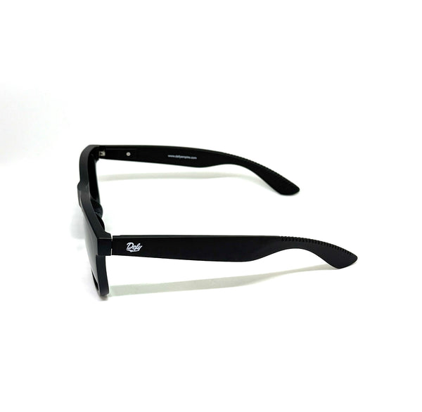 DEFY EMPIRE ORLANDO - MATTE BLACK FRAME POLARIZED DARK GREY LENSES SUNGLASS