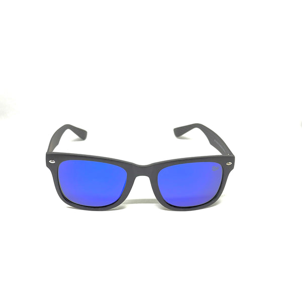 DEFY EMPIRE FLORIDA CARBON - MATTE BLACK BLUE MIRROR POLARIZED SUNGLASS