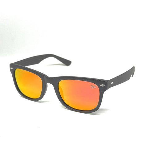 DEFY EMPIRE FLORIDA CARBON - MATTE BLACK RED MIRROR POLARIZED SUNGLASS