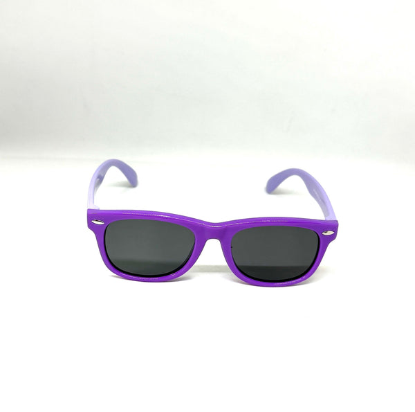 DEFY EMPIRE FLORIDA KIDS - PURPLE LAVENDER GREY POLARIZED SUNGLASS