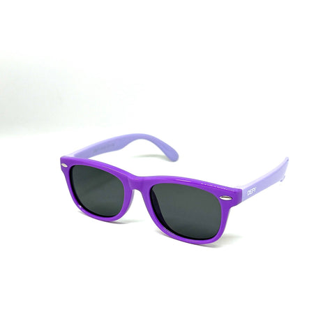 DEFY EMPIRE FLORIDA KIDS - PURPLE LAVENDER GREY POLARIZED SUNGLASS
