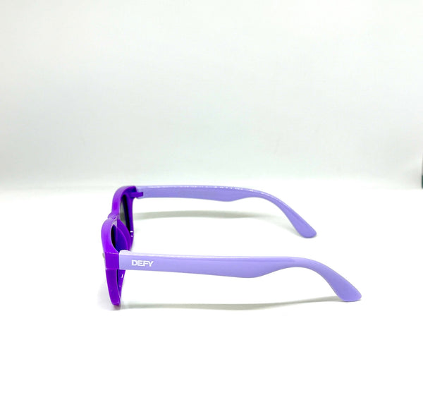 DEFY EMPIRE FLORIDA KIDS - PURPLE LAVENDER GREY POLARIZED SUNGLASS