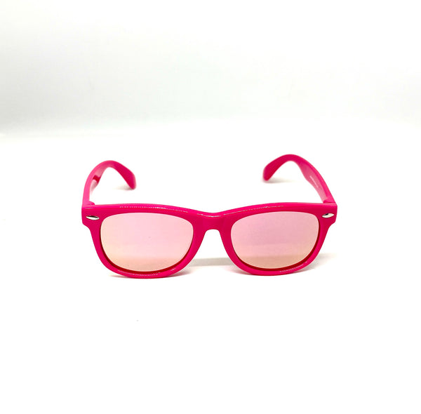 DEFY EMPIRE FLORIDA KIDS - ALL PINK PINK MIRROR POLARIZED SUNGLASS