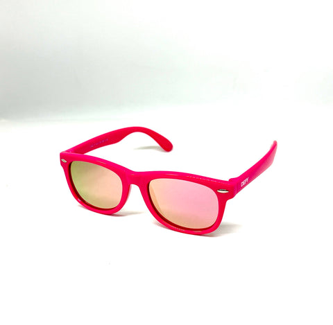 DEFY EMPIRE FLORIDA KIDS - ALL PINK PINK MIRROR POLARIZED SUNGLASS