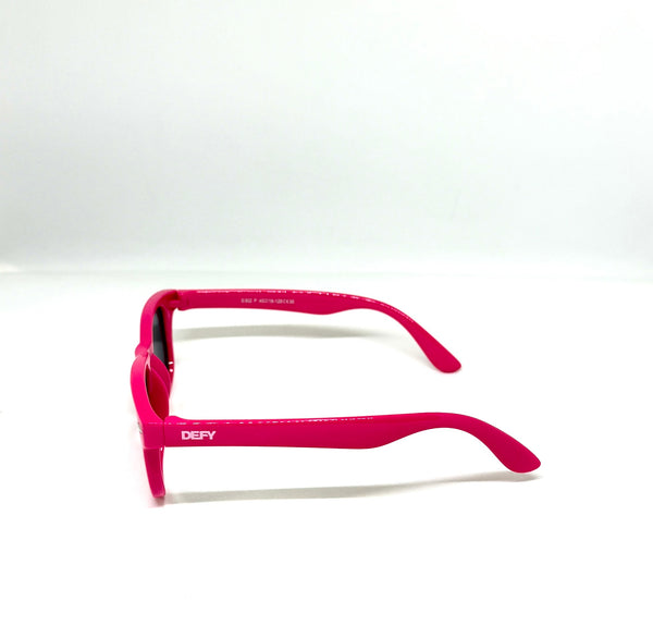 DEFY EMPIRE FLORIDA KIDS - ALL PINK PINK MIRROR POLARIZED SUNGLASS