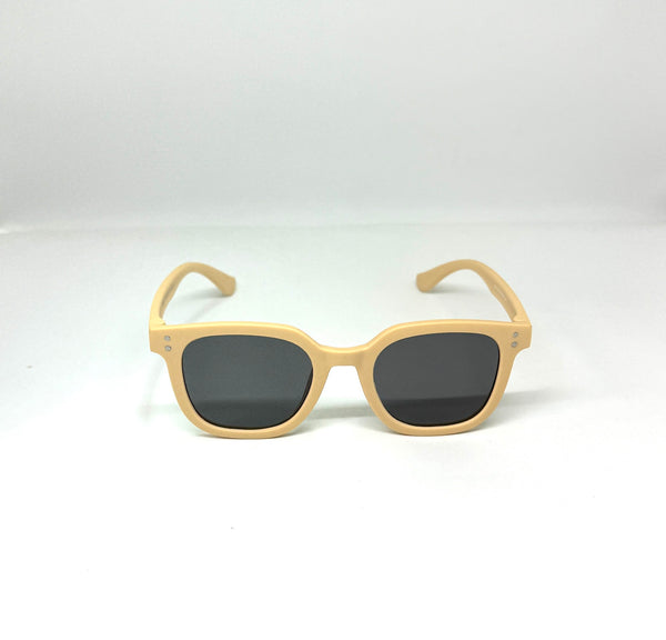 DEFY EMPIRE KENSHO KIDS - MATTE SAHARA SAND / GREY POLARIZED SUNGLASS
