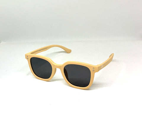 DEFY EMPIRE KENSHO KIDS - MATTE SAHARA SAND / GREY POLARIZED SUNGLASS