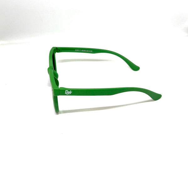 DEFY EMPIRE KENSHO KIDS - MATTE ALPINE GREEN / GREY POLARIZED SUNGLASS