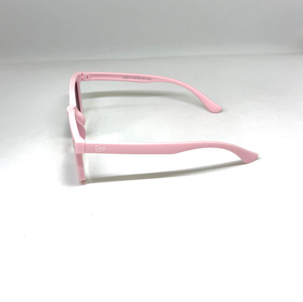 DEFY EMPIRE KENSHO KIDS - MATTE POWDER PINK / GREY POLARIZED SUNGLASS