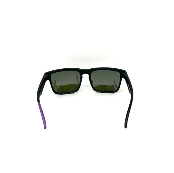 DEFY EMPIRE BROOKLYN SPECIAL EDITION - PURPLE GRAPE MATTE BLACK FRAME POLARIZED PURPLE MIRROR LENSES SUNGLASS