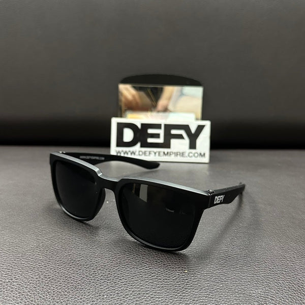 Defy Empire Turbo Kensho M Spec Shadow Edition - Matte Black Dark Grey POLARIZED SUNGLASS