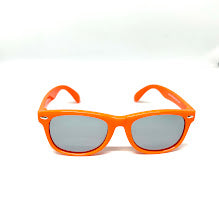 DEFY EMPIRE FLORIDA KIDS - ORANGE SILVER POLARIZED SUNGLASS