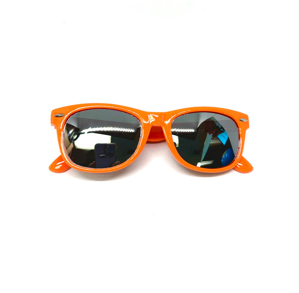 DEFY EMPIRE FLORIDA KIDS - ORANGE SILVER POLARIZED SUNGLASS