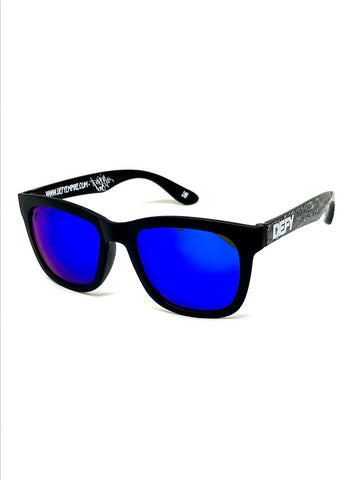 RS2 DEFY EMPIRE HAWAII ROYAL STAIN 2 MATTE BLACK / BLUE POLARIZED SUNGLASS PRE PRODUCTION SAMPLE