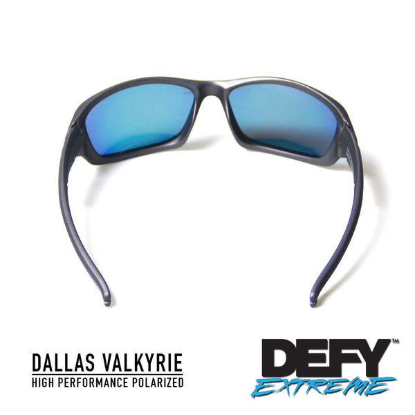 DALLAS VALKYRIE GUN METAL/RED POLARIZED SUNGLASS