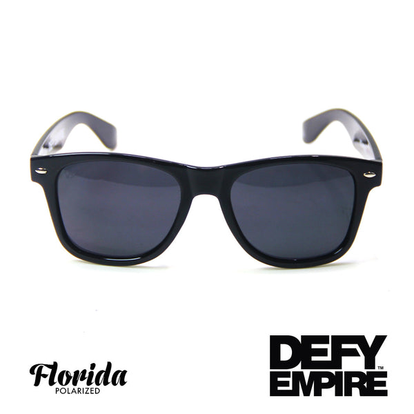 FLORIDA - GLOSS BLACK / GREY POLARIZED SUNGLASS